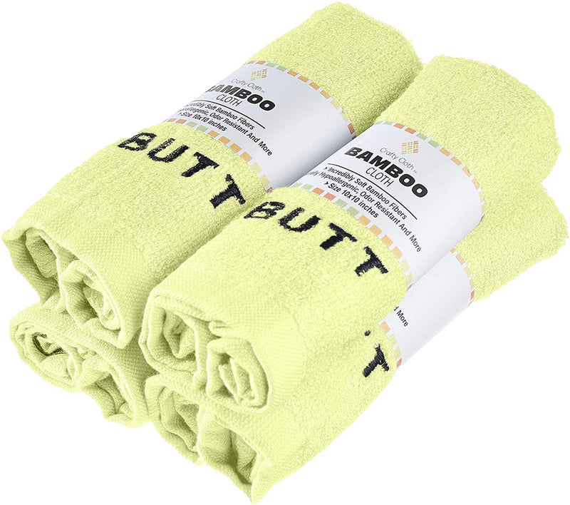 Load image into Gallery viewer, 100% Bamboo Butt or Rear-End Washcloth Set of 4 Washcloths