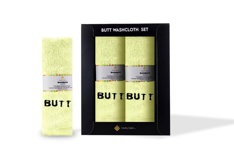 Load image into Gallery viewer, 100% Bamboo Butt or Rear-End Washcloth Set of 4 Washcloths