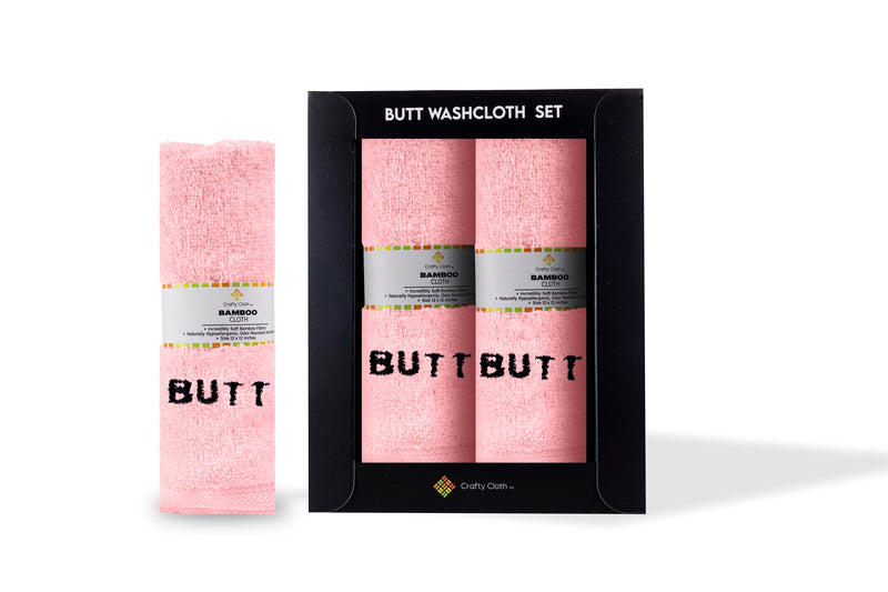 Load image into Gallery viewer, 100% Bamboo Butt or Rear-End Washcloth Set of 4 Washcloths