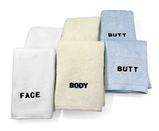 Complete Washcloth Set - Complete 6 Piece Washcloth Towel Set of 6