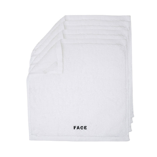 100% Egyptian Cotton Washcloth - White - 4 Washcloths