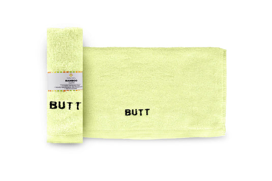 100% Bamboo Butt or Rear-End Washcloth Set of 4 Washcloths