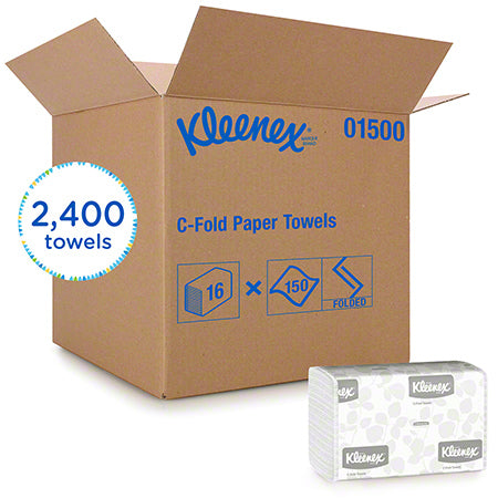 Load image into Gallery viewer, Kleenex® C-Fold Paper Towel - 10.125" x 13.15", White
