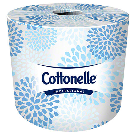 Bulk Case: Cottonelle Professional Toilet Tissue (17713) - 60 Individually Wrapped Rolls. Features soft, white, 2-ply bath tissue with 451 sheets per roll, totaling 27,060 sheets per case. Suitable for commercial use.