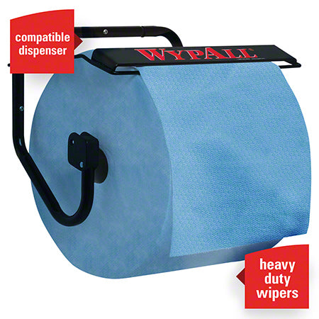 Load image into Gallery viewer, WypAll® X80 Reusable Jumbo Roll Wiper - 12.4" x 13.4", Blue
