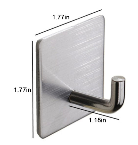 4 Heavy Duty Adhesive Hanging Hooks| For Shower, Towel, Hats, and more
